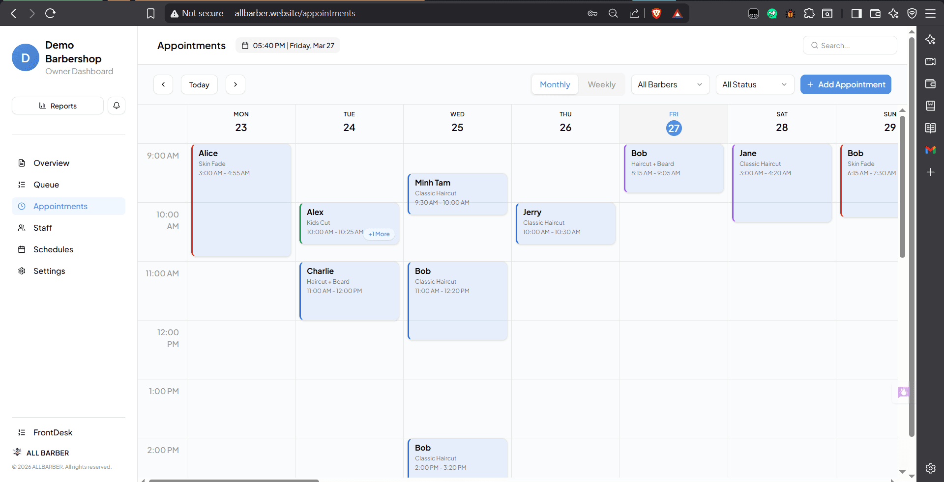 AllBarber screenshot 3
