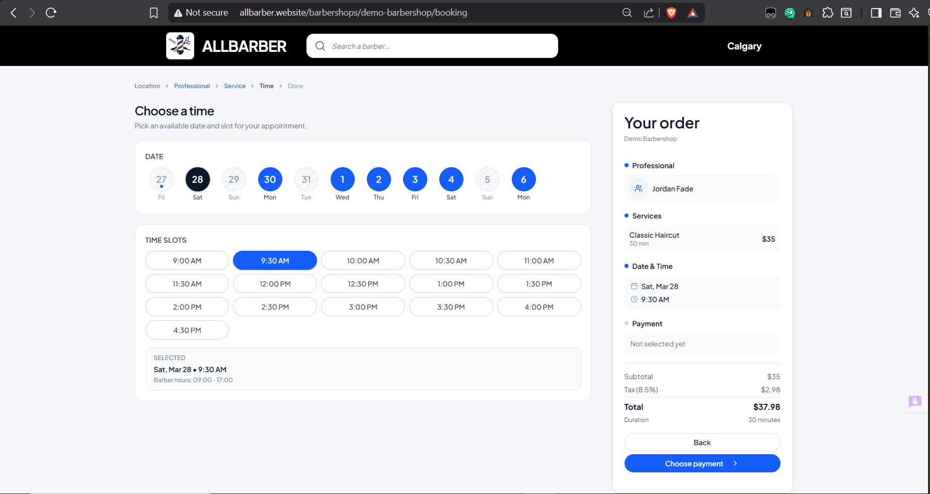 AllBarber screenshot 7